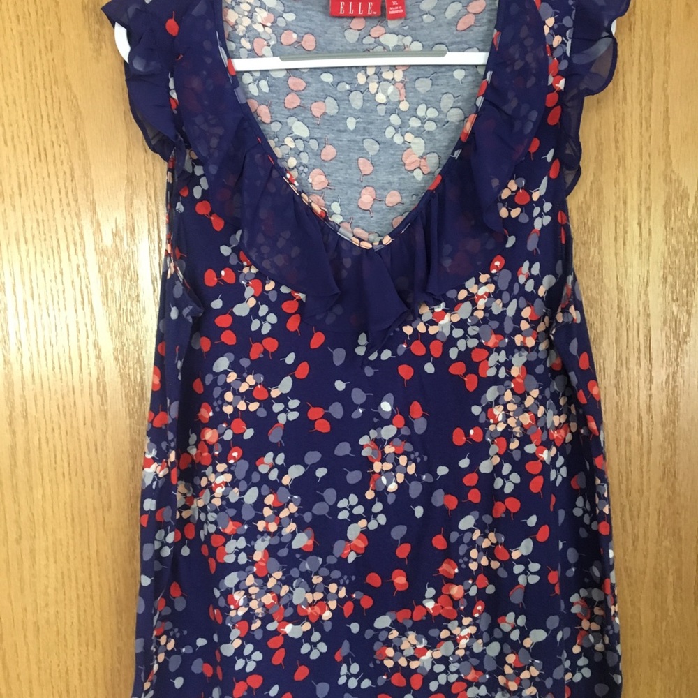 Cute tank with ruffles